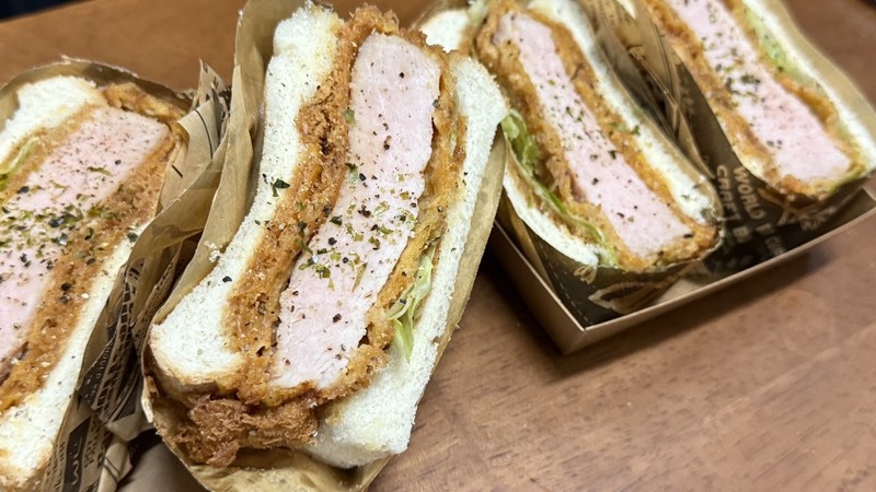 豚の三次方：咬一口這塊炸豬排三明治，真的會感動！